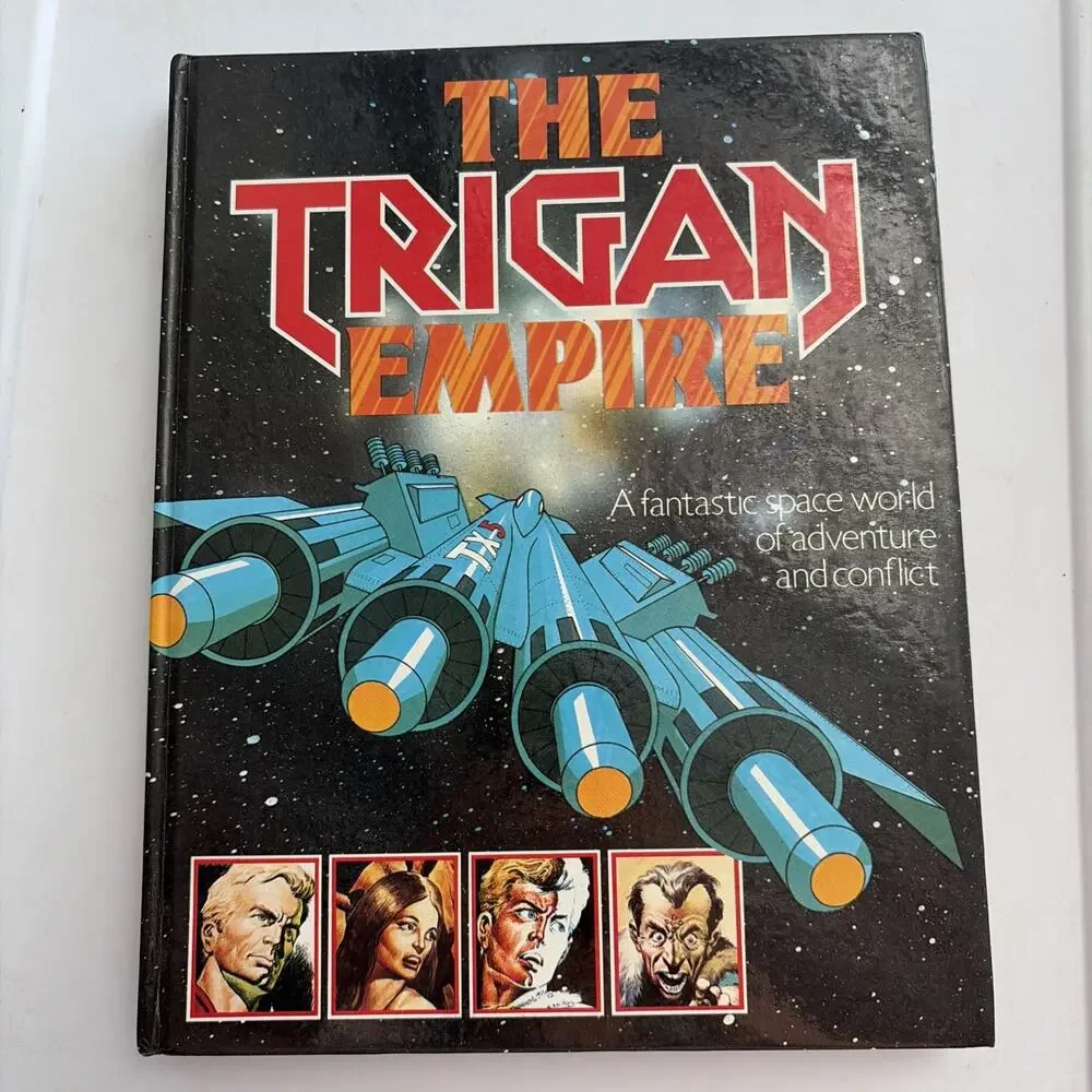 Trigan Empire Don Lawrence HC 1978 IPC Sci Fi Comic Art Book Hardcover